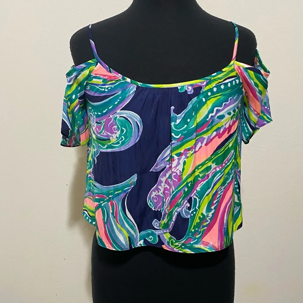 Lily Pulitzer Crop Top - Picture 1 of 6